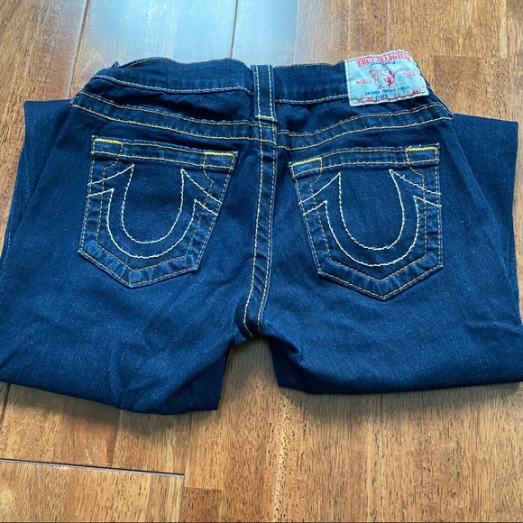 True Religion Dark Wash Low Rise Skinny Jeans 24 - Picture 4 of 9